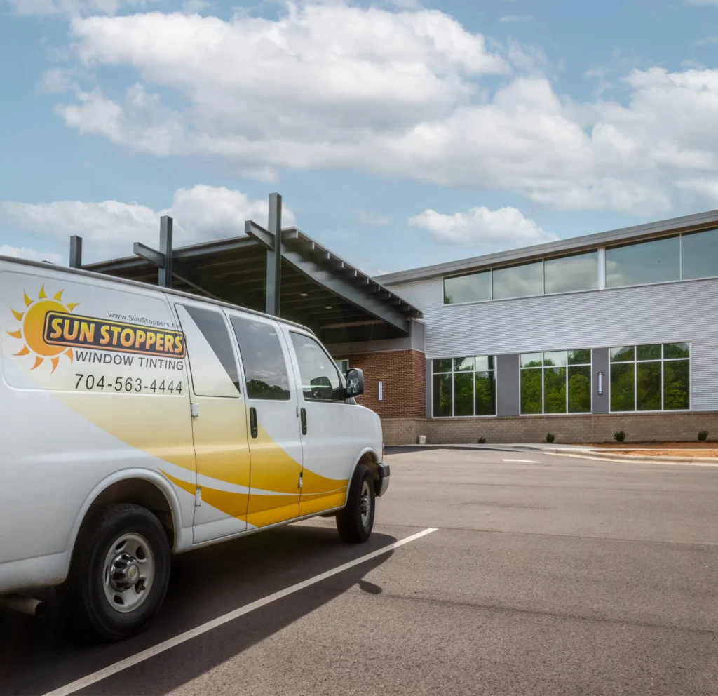 Sun Stoppers service van